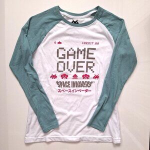Space Invaders Game Over Long Sleeve Tee